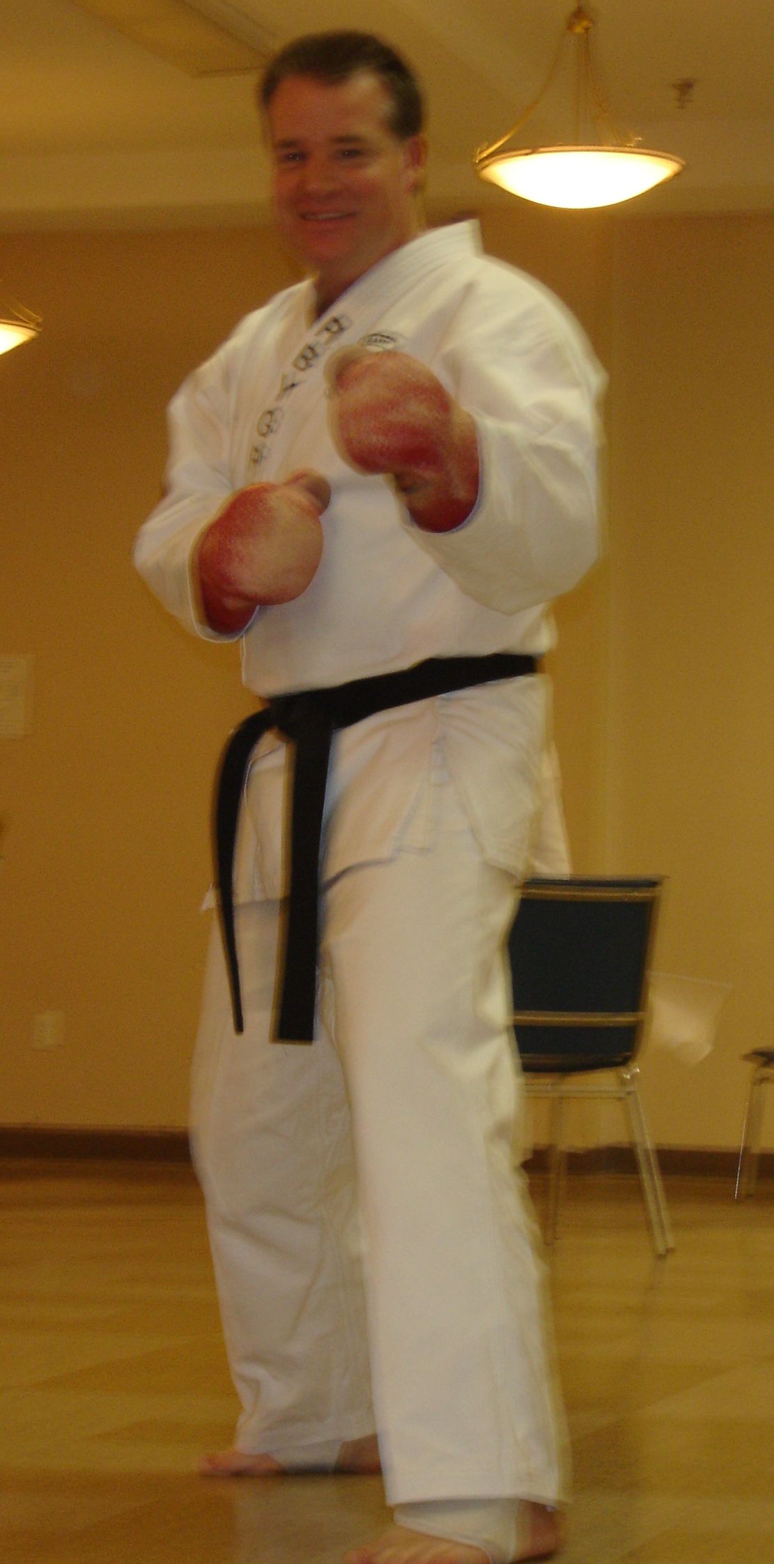 Sensei Rob - sparring stance